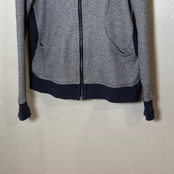 Lululemon Scuba Hoodie Women 12 Heather Gray Full Zip Jacket Athleisure Knit - Picture 4 of 12